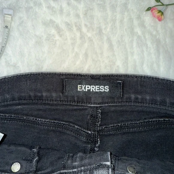 Express Black Mini Pencil Skirt Night Out - Picture 2 of 5